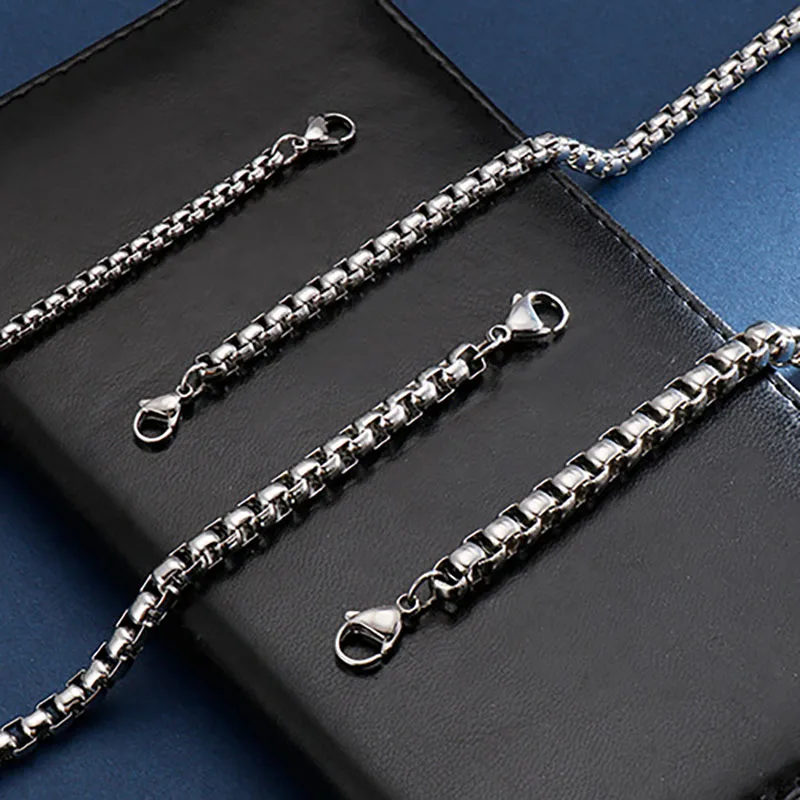 Stainless Steel Cuba Chain Bracelet for Men