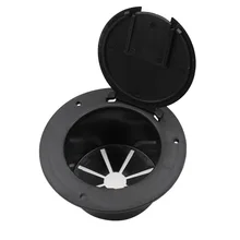

RV accessories Circular wire hatch RV wire lock box junction box hub RV hatch