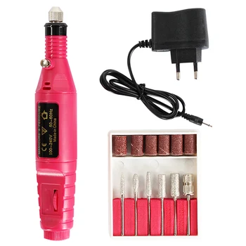 

6W 20000RPM Electric Nail Drill Machine Manicure Machine Nail Art File Nail Drill Bit Tool New Pedicure Apparatus Nail Supplies