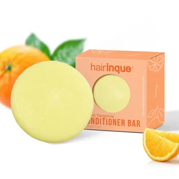 

Organic Hair Mandarin Conditioner Bar Handmade VITAMIN C Moisturizing Nourishing Conditioner Hair Care Soap