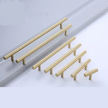 Brass Furniture Handles Copper Cabinet Knobs Wardrobe Dresser Drawer Knobs Kitchen Handle Cupboard Door Pulls Hardware