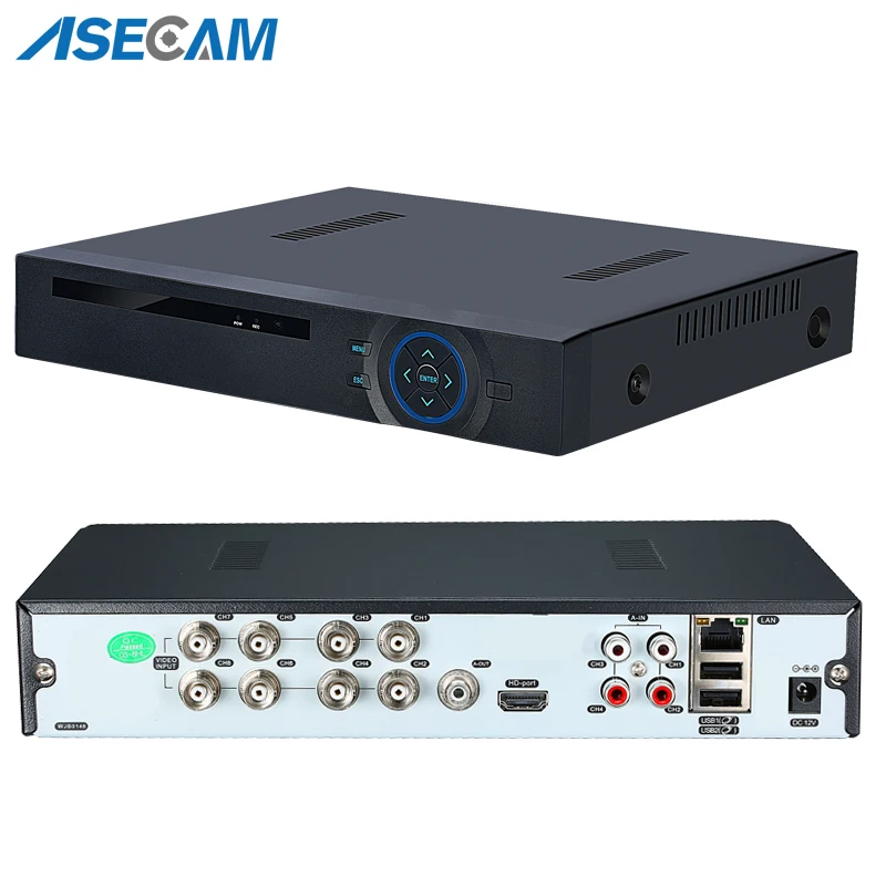 

New 5MP AHD DVR 4K NVR Digital Video Recorder for CCTV Security Camera Onvif Network 16Channel IP 1080P 4MP 3MP