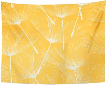 

Blue Abstract Dandelions Pattern Beautiful Beauty Tapestry Home Decor Wall Hanging for Living Room Bedroom Dorm 60x80 Inches