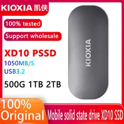 Kioxia – disque dur externe ssd XD10, 500 go, 1050 mo/s, PSSD, nvme, pour téléphone Apple, à grande vitesse, original, Toshiba 