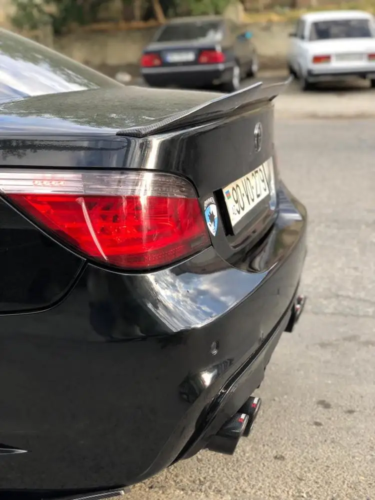 Для E60 M5 автомобильный спойлер заднего багажника крыла для BMW 5 серии 2004 2009 из