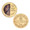 WR Queen Elizabeth II Gold Souvenir Coin Original with Gift Box Royal Family Commemorative Coins Collectibles Medal Dropshipping ► Photo 3/6