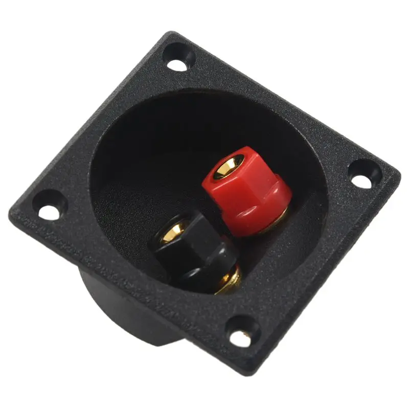 

2pcs Square Copper Speaker Box Terminal Binding Post for Speaker Parts 57x57mm