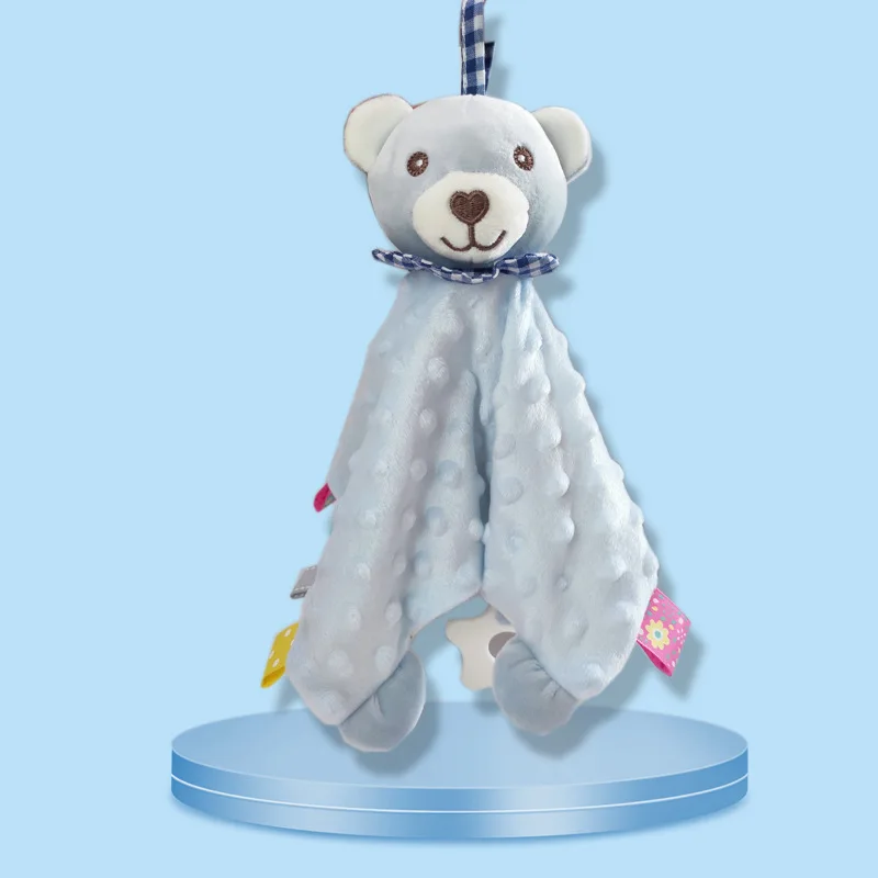 Детские игрушки-полотенце плюшевое удобное полотенце Soothe Appease полотенце s Lovely Rabbit Elephant Bear комфортное одеяло для новорожденных
