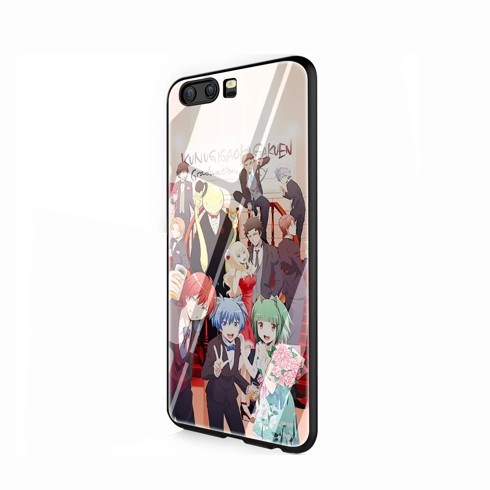 EWAU классная аниме стеклянная крышка для телефона чехол для huawei P20 30 P Smart Mate20 pro Lite Honor9 10 Lite