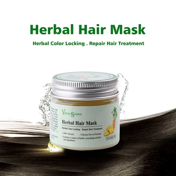 

Herbal Hair Mask Ginger Polygonum Multiflorum Angelica Sinensis Hair Care Oil Control Repair Damage Hair Root Scalp Treatment50g