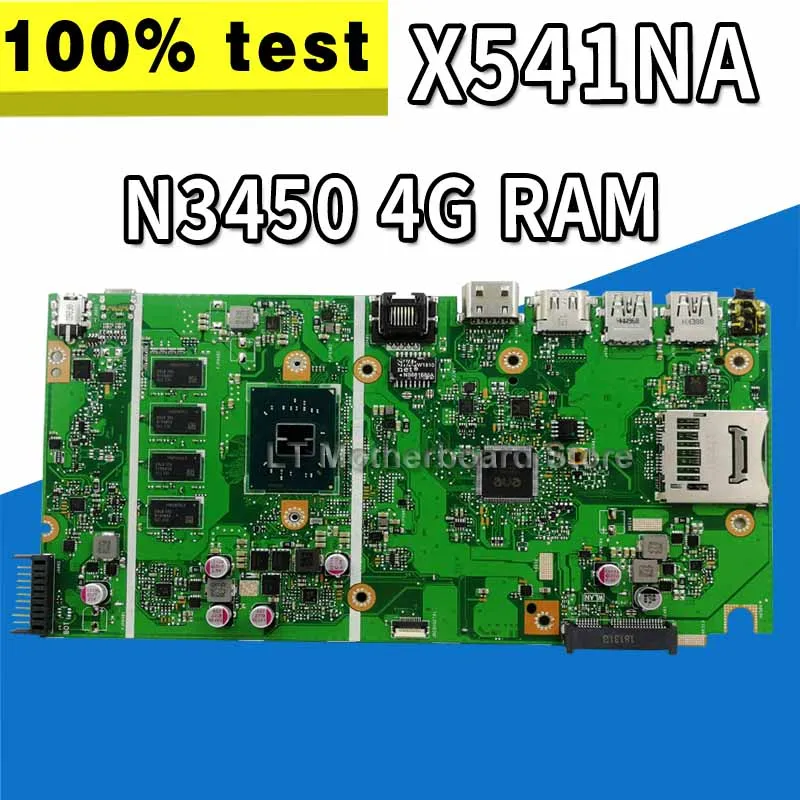 X541NA motherboard For Asus laptop X541N mainboard test 100% OK N3450 CPU 4 cores 4GB RAM | Компьютеры и офис