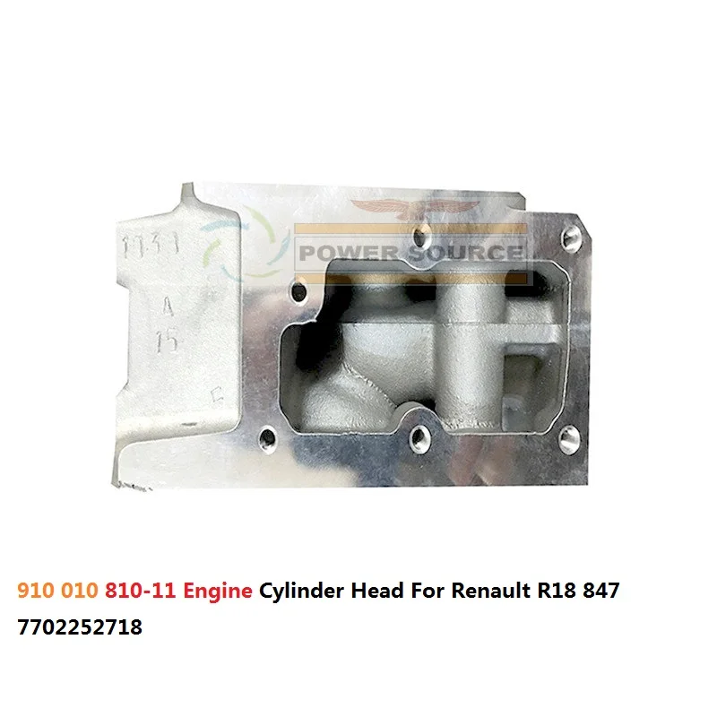 910 010 810-11 Engine R12 Cylinder Head For Renault 847 R12 TS R5 TX Le car Fuego Trafic R18 1937cc 1.4L 1976-79 7702252718 910010  (1)