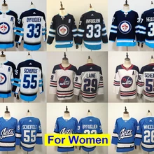 Новые женские трикотажные изделия Winnipeg Patrik Laine Dustin Byfuglien Blake Wheeler Connor Hellebuyck Mark Scheifele