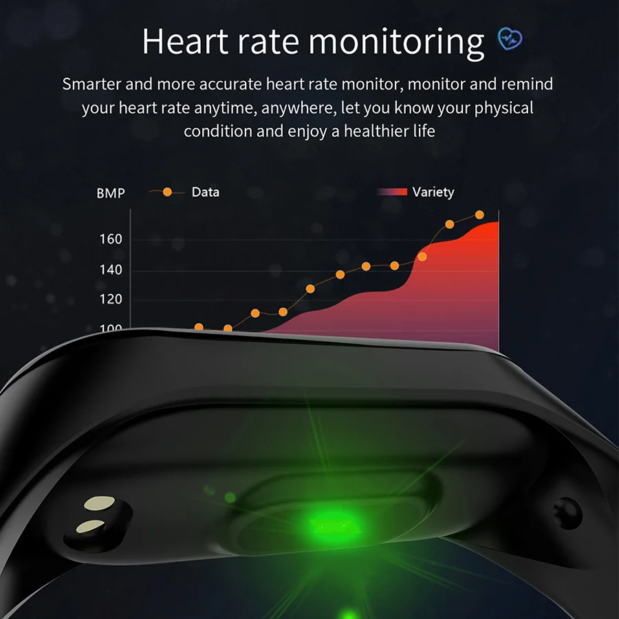  COLMI M4 Plus Color Screen Fitness Tracker IP67 Waterproof Blood Pressure Heart Rate Monitor Smart  - 32921598700