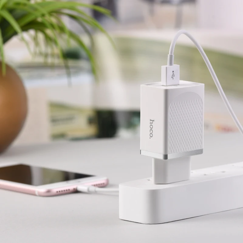 HOCO C42A 10 шт./лот 18 Вт USB зарядное устройство для iPhone 11 Xs Max ЕС вилка настенное зарядное устройство адаптер для samsung Xiaomi huawei