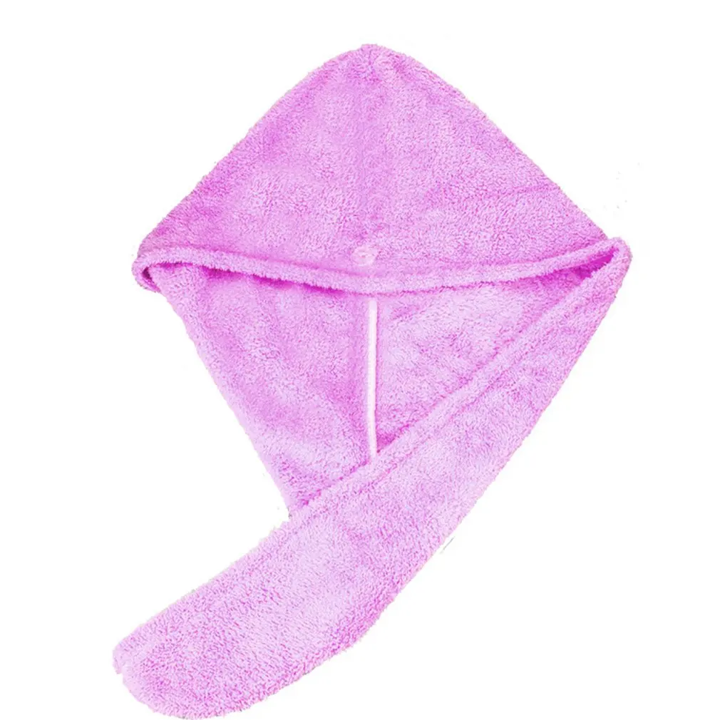 Женские полотенца, полотенце для ванной комнаты, быстросохнущее полотенце, плотное банное полотенце, полотенце для волос, переносное полотенце - Цвет: Фиолетовый