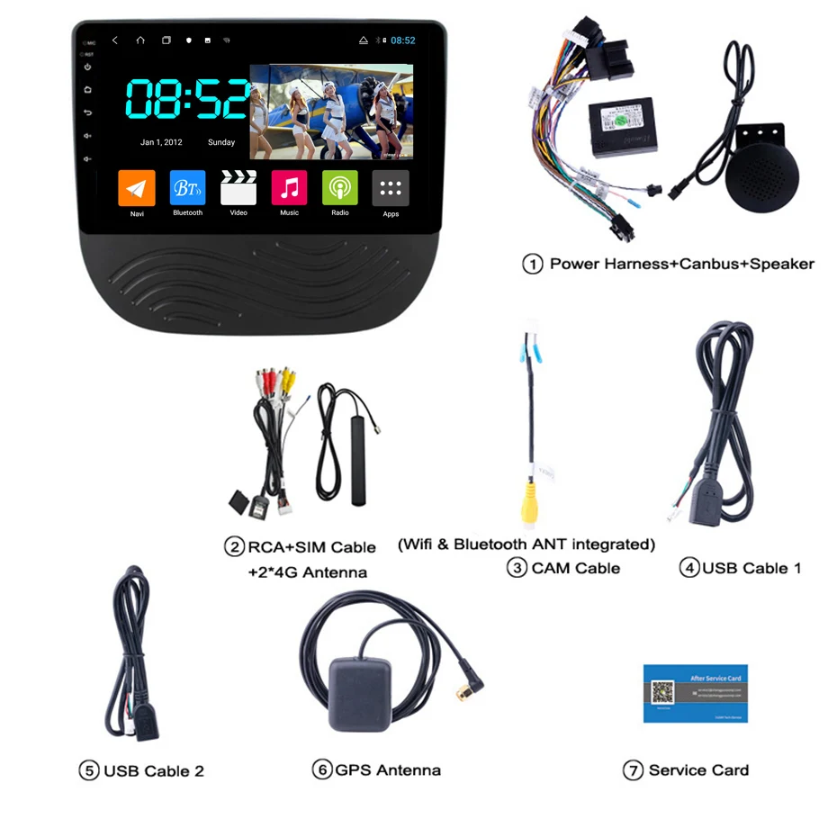 Android 8,1 автомобильный DVD 1din мультимедийная Navi система для Chevrolet Malibu- Автомобильный gps навигатор стерео головное устройство BT SWC wifi - Цвет: 8 Cores