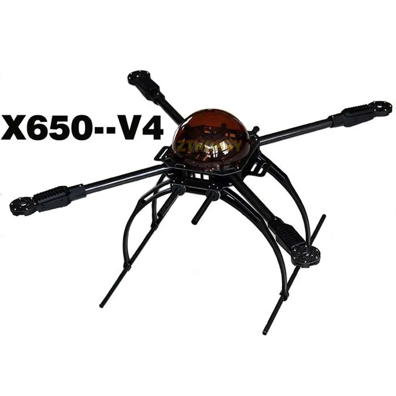 

1Set X650-V4 Empty Rack Four-axis Multi-rotor Aircraft Carbon Fiber Material Frame RC Spare Parts for Racing Quadcopter Drone