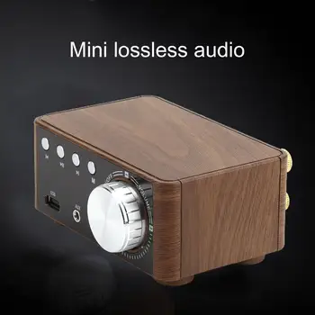 

mahogany color 2*50W Bluetooth 5.0 Amplifier Digital Power Audio Stereo Wireless Amplificador Home Theater audio player