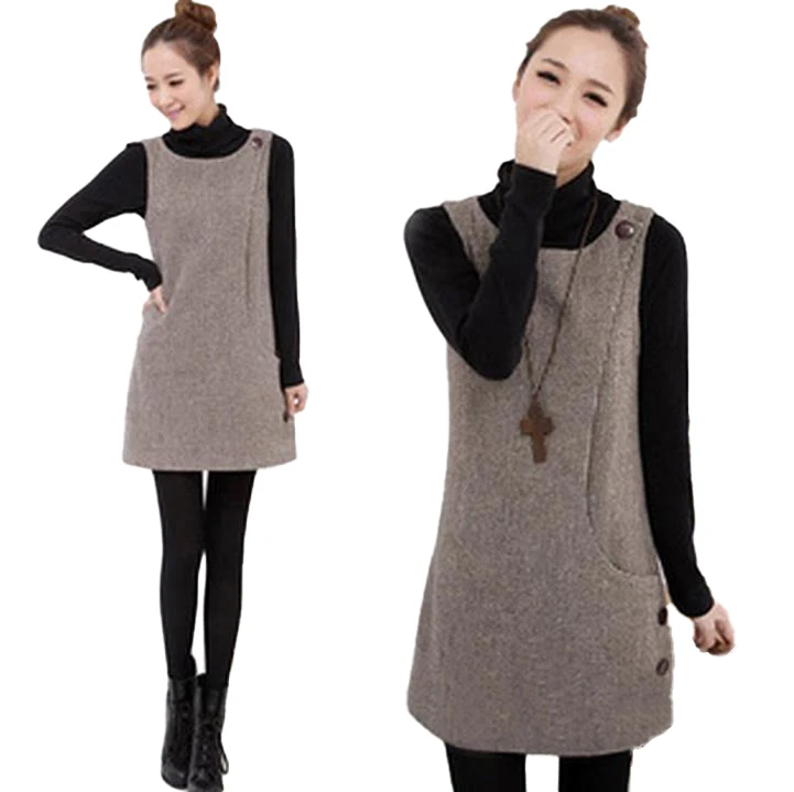Sleeveless jumper dress Outlet