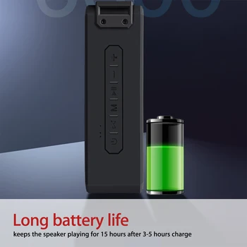 

40W Surround Sound Waterproof Bluetooth Speaker Rechargeable TWS Interconnection Shocking Bass Portable Mini Outdoor Card Insert