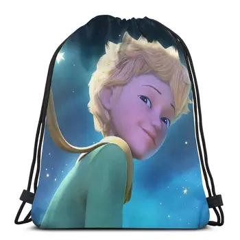

New Hot The Little Prince 3 Fashion Cartoon Student School High Quality Backpack Boys Woman Girls Drawstring bag