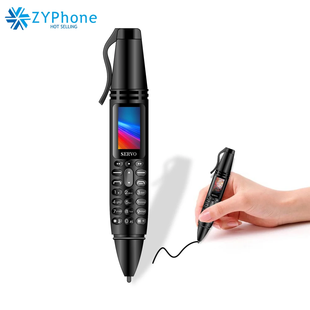 SERVO K07 0.96inch Tiny Screen Pen mini Mobile phone Dual SIM Card Bluetooth Dialer Cellphone with Flashlight Recording Pen SERVO K07 0.96inch Tiny Screen Pen mini Mobile phone Dual SIM Card Bluetooth Dialer Cellphone with Flashlight Recording Pen