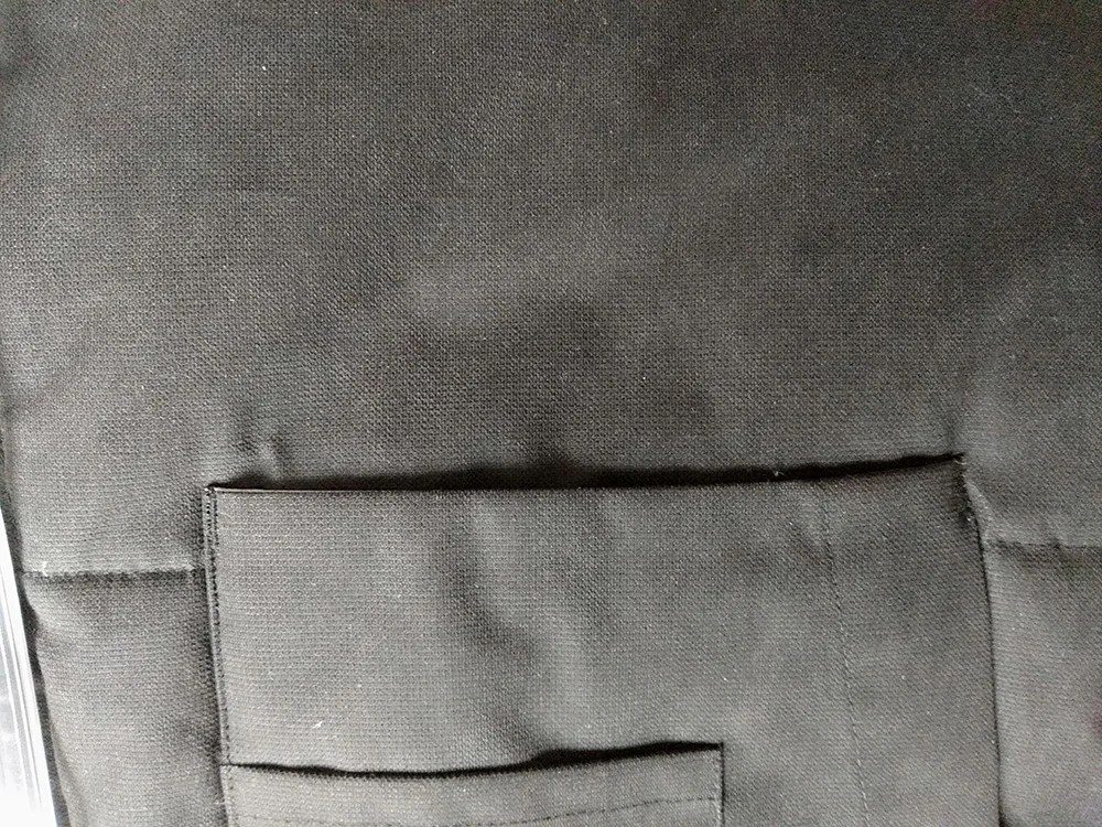 Black fleece fabric Абсолютно мужской водонепроницаемый белый утиный пух Канада США стиль свободный стиль жилет - Цвет: Black fleece fabric