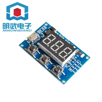 

Micro USB DC 2CH Adjustable PWM Signal Generator Duty Cycle Pulse Frequency Module Digital LED Display Tube DC 5V 12V 24V DIY