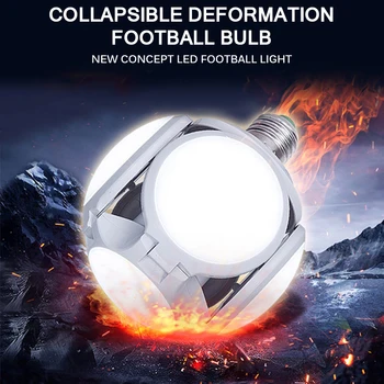 

Super Bright LED Folding Bulb E27 LED Football UFO Lamp AC 85-265V LED Bulb