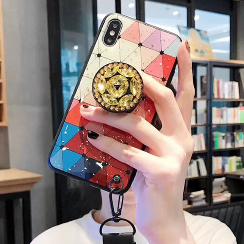 Redmi Note 8 Pro блестящий чехол для Xiaomi Redmi Note 7 6 5 Pro 6A 5A S2 Y2 Go 5 Plus 5A 4 4A 4X K20 чехол с плюшевым шаром - Цвет: jihe-holder