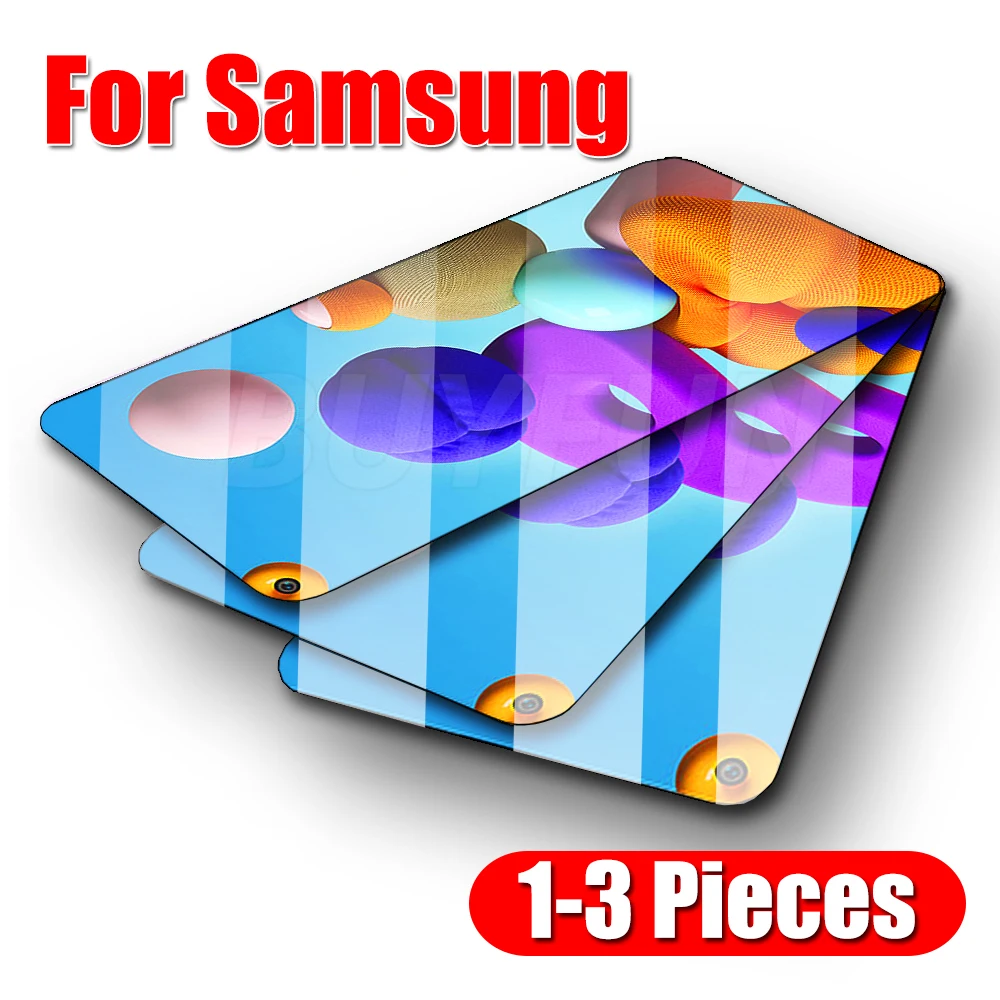 1-3 шт закаленное стекло для Samsung A21s A21 s Защита экрана Galaxy A71 A51 A41 A31 A11 A01 M31 M21