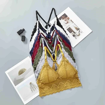 

French Style Tube Top Underwear Sexy Fashion Lace Beautiful Back Wrapped Chest Underwear Female Cute Tube Tops