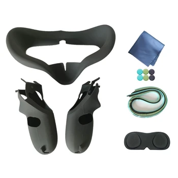 

Anti-Slip Shockproof Shell VR Lens Protective Cover Silicone Case Handle Case for Oculus-Quest Touch Controller