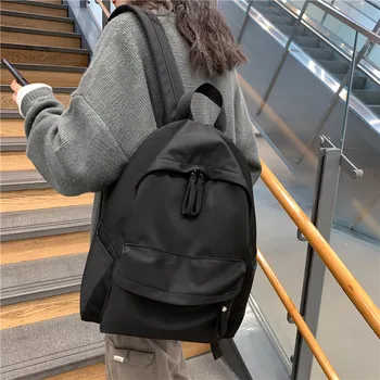 Fashion Backpack Canvas Women Backpack Anti-theft Shoulder Bag New School Bag For Teenager Girls School Backapck Female 2