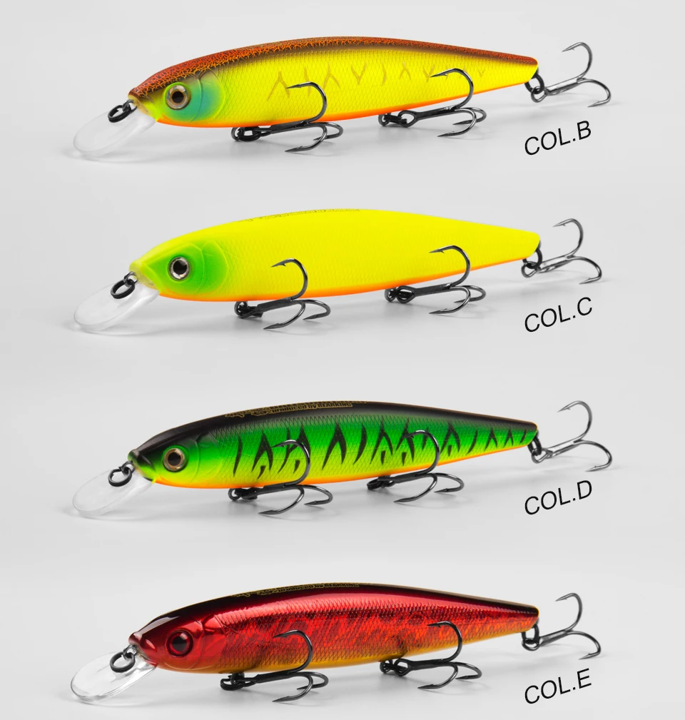 Bearking 13cm 25g Wolfram-Kugeln für lange Würfe, neues Modell Angelköder, harter Köder, Tauchtiefe 1,3 - 2m, hochwertiger professioneller Minnow-Köder – Detail 10
