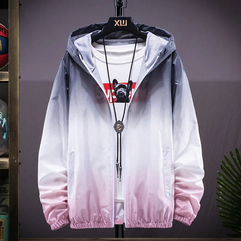 

2021 Summer Outdoor Ins Style Gradient Sun Protection Unisex Quilted Jacket