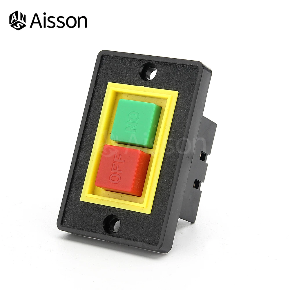 AC 380V 2KW On Off Start Stop Push Button Switch 6 Screw Terminals QCS1 ...