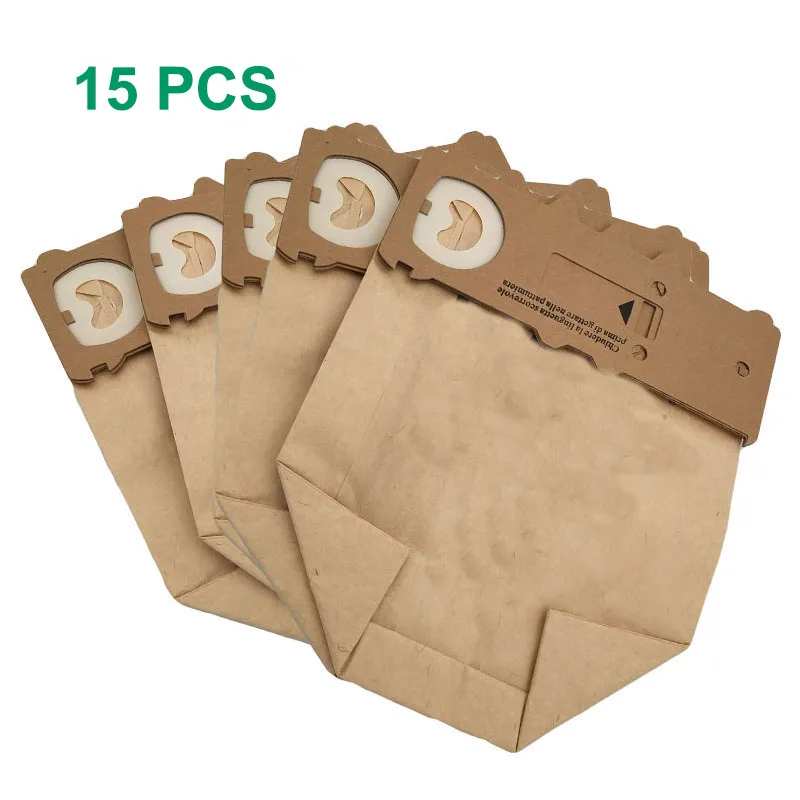 5 Dust Bags Suitable For Vorwerk Kobold 119 