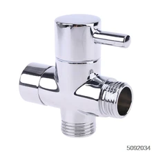 Хромированный латунный G1/" Т-адаптер 3 способа клапан душ переключающий водоотделитель Туалет