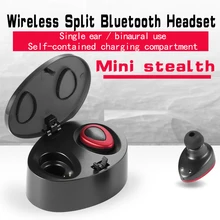 Беспроводные TWS Mini True Bluetooth 5,0 Twins стерео наушники-вкладыши микро наушник наушники