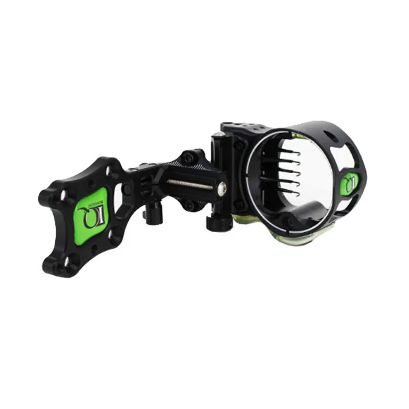 

IQ Bowsight 5 pins Micro Adjustable Compound bow Micro Sight Retina Lock Technology Compound Bow Sight Archery Accessories