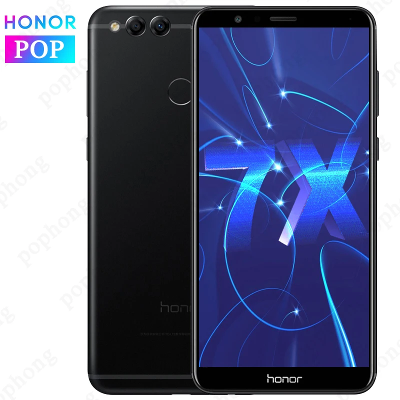 Глобальная прошивка HONOR 7X смартфон 4 Гб 64 5 93 дюймов Kirin 659 Восьмиядерный двойной
