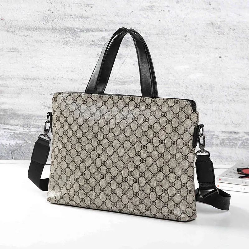 

2019 new men's bag handbag business casual bag shoulder diagonal package Korean version of wear-resistant