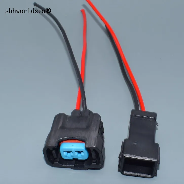 Shhworldsea 2 Pin мм женский мужской автоматический инжектор топлива OBD2