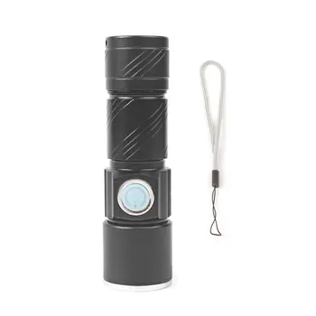 

Portable Mini USB Rechargeable adjustable Waterproof Flashlight Multifunctional for Outdoor Night Riding/Camping/Emergency