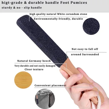 

Feet File Hard Skin Callus Remover Foot Scrubber Home Pedicure Exfoliation THIN889