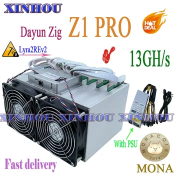 

Dayun mining ZIG MINER Z1PRO 13GH/s Lyra2REv2 Asic miner with PSU MONA ORE XVG STAK Mining better than Z1+ Antminer S9 A9 Z11 Z9