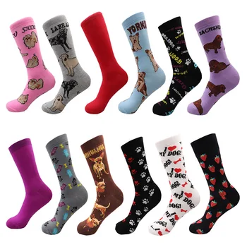 

Fashion Happy Socks Cotton Soft Sox Beautiful penguin dog Curve Men Funny Women Ladies Girls Art Socks