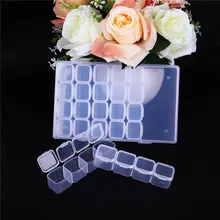 Белая пластиковая сетка для хранения, аксессуары для дизайна ногтей, бусины для украшения, Стразы для ногтей, чехол для хранения, инструменты